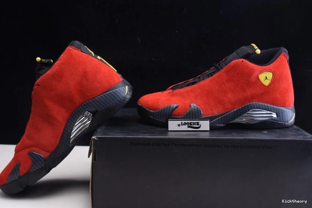 Kicktheory 14 Air 654459-670 Retro Jordan Red Challenge 0813